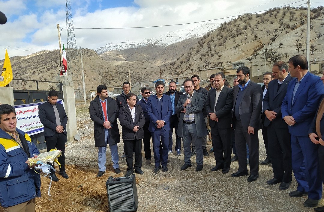 افتتاح و تکمیل پروژه گاز رسانی به روستای چشمه پهن